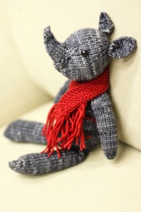 Savannah Chaps Rhino knit by Boston Jen | Down Cellar Studio Podcast